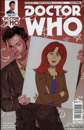 Doctor Who: The Tenth Doctor Year Three issue 11 Simon Myers & Rachael Smith Cover 