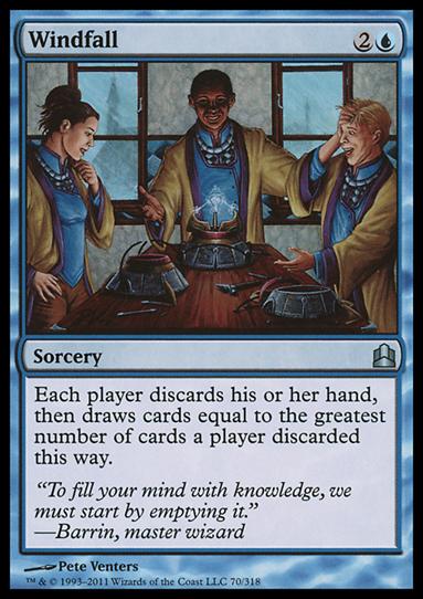Magic the Gathering: Commander (Base Set) card 70 Windfall