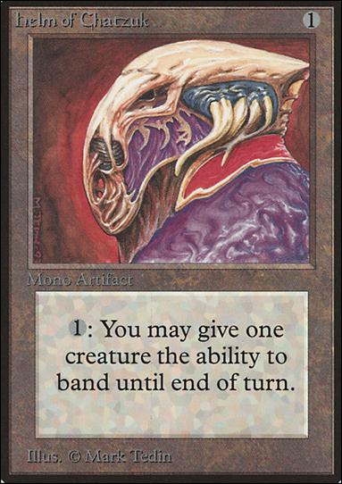 Magic the Gathering: Limited Edition Beta (Base Set) card 247 Helm of Chatzuk
