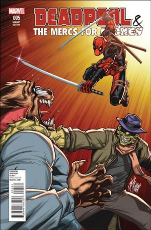 Deadpool & the Mercs for Money (2016/04) issue 5-B Ron Lim Cover