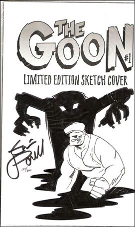 Goon (2002) issue 1-B Sketch Cover signed by Eric Powell 1/200