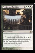 Magic the Gathering: Ravnica (Base Set)  card 251 Privileged Position