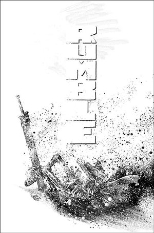 Rumble (2017) issue 15 David Rubin Black & White Cover