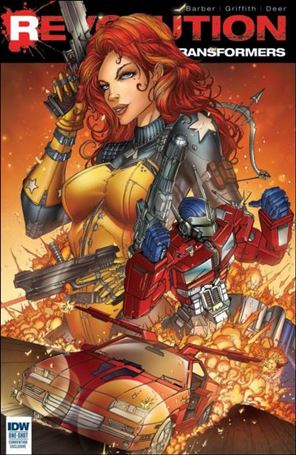 Transformers: Revolution issue 1-G Jamie Tyndall Dallas Fan Days Color Cover
