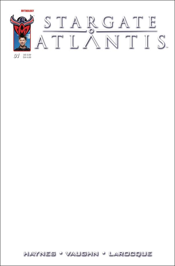 Stargate Atlantis: Back to Pegasus issue 1-D Blank/Sketch Cover