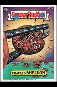 Garbage Pail Kids: Series 10 (Base Set) card 407a Cracked Sheldon