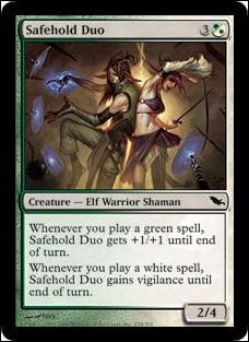 Magic the Gathering: Shadowmoor (Base Set) card 238 Safehold Duo