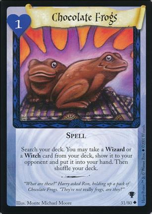 Harry Potter: Quidditch Cup (Base Set) card 31 Chocolate Frogs