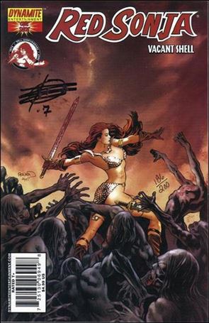 Red Sonja: Vacant Shell issue 1-E DF Renaud Cover (Signed by Rick Remender) 1/200