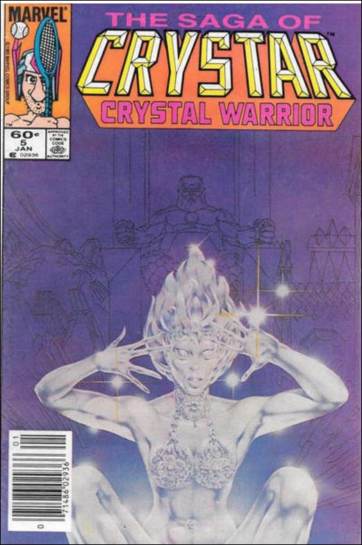 Saga of Crystar Crystal Warrior issue 5-B Newsstand Cover