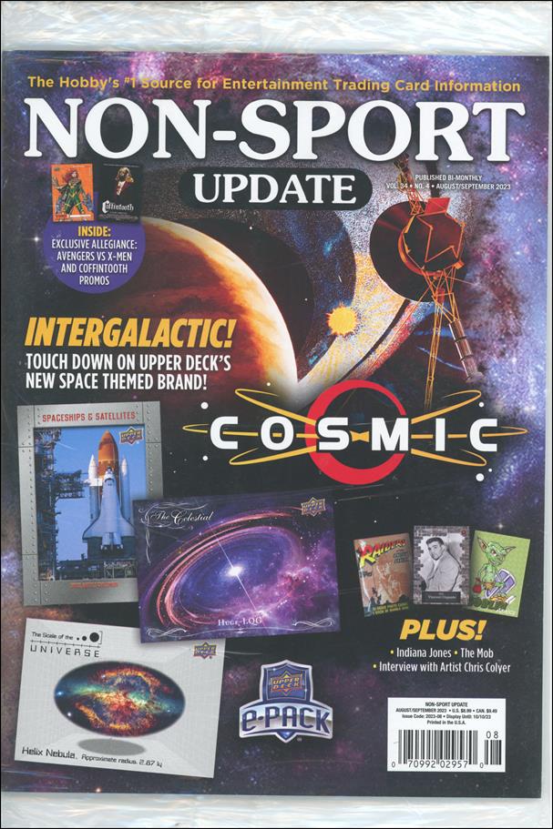 Non-Sport Update (2023) issue 4 Polybagged with Promo Cards
