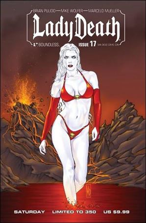 Lady Death (2010) issue 17-H San Diego Comic-Con Saturday Cover 1/350
