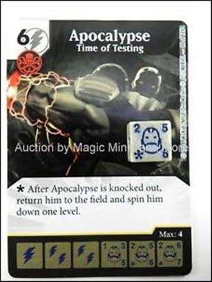 Marvel Dice Masters Uncanny X-Men  card 96 Apocalypse: Time of Testing