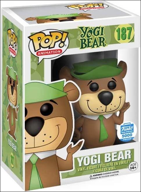 POP! Animation figure '187' Yogi Bear Funko Shop Exclusive 1/5000