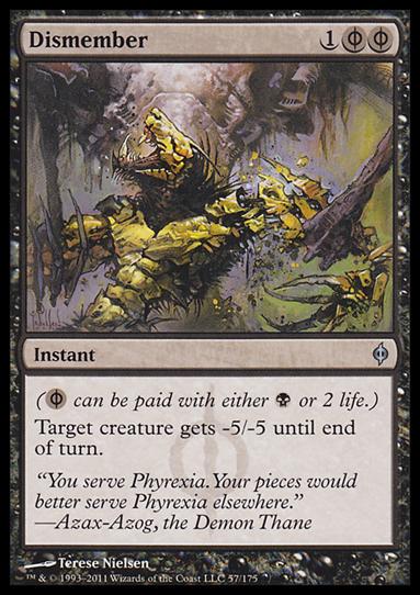 Magic the Gathering: New Phyrexia card 57 Dismember