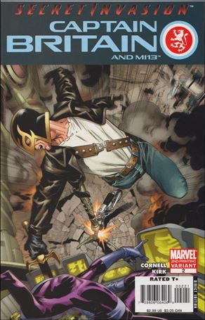 Captain Britain and MI13 issue 2-B Leonard Kirk Cover (2nd Printing)