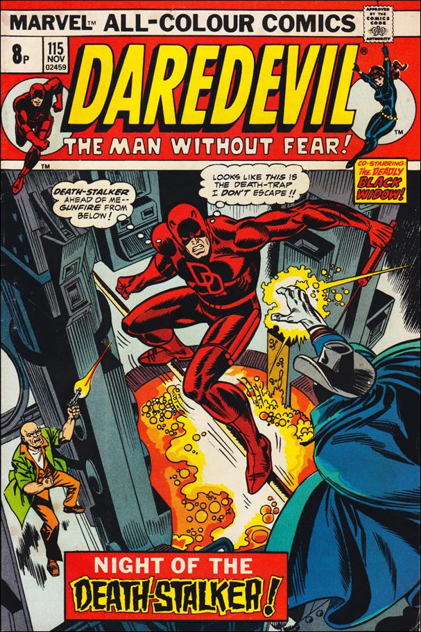 Daredevil (1964) issue 115-B UK Price Cover