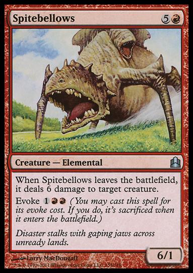 Magic the Gathering: Commander (Base Set) card 135 Spitebellows