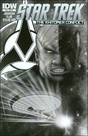 Star Trek (2011) issue 25-B Erfan Fajar 1:10 Black and White Cover