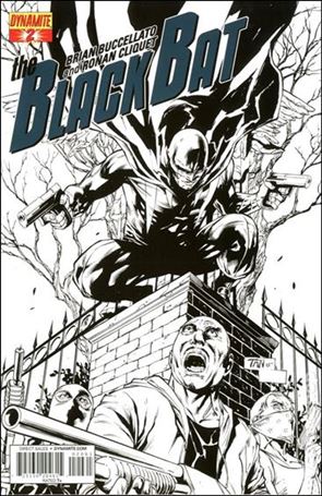 Black Bat (2013) issue 2-F Billy Tan 1:25 Black and White Cover