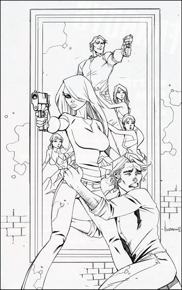 Fanboys vs Zombies issue 2-E Alejandro "Ale" Garza 1:20 Virgin Sketch Cover
