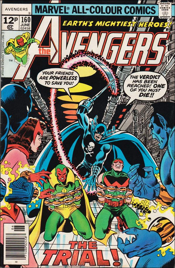 Avengers (1963) issue 160-C UK Price Cover