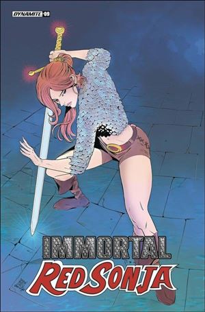 Immortal Red Sonja issue 9-B Drew Moss Cover