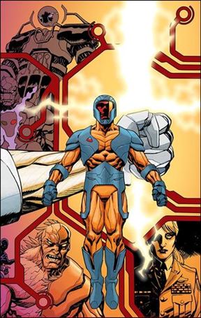 X-O Manowar (2012)  issue 0-G Dave Johnson Connecting Far Right Cover