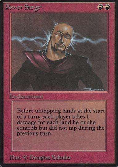 Magic the Gathering: Limited Edition Alpha (Base Set) card 167 Power Surge