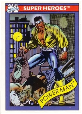 Marvel Universe: Series 1 (Base Set) card 12 Power Man