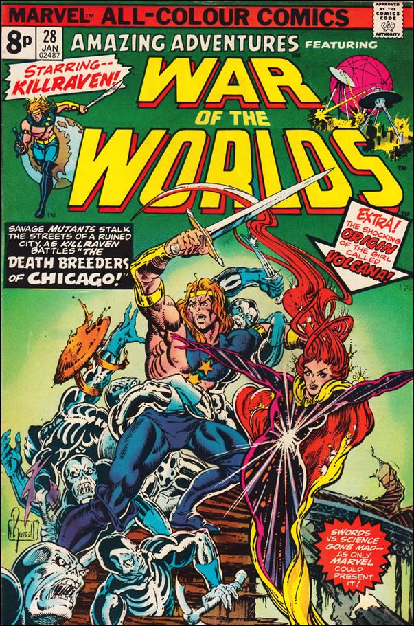 Amazing Adventures (1970) issue 28-B UK Price Cover