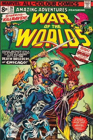 Amazing Adventures (1970) issue 28-B UK Price Cover