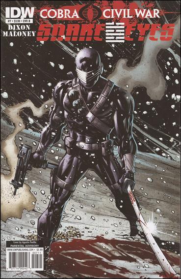 G.I. Joe: Snake Eyes (2011) issue 7-B Agustin Padilla Cover