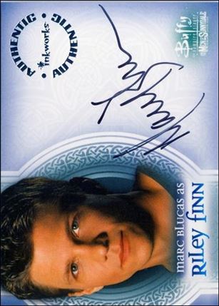 Buffy the Vampire Slayer: Men of Sunnydale (Autograph Subset) card A2 Marc Blucas as Riley Finn