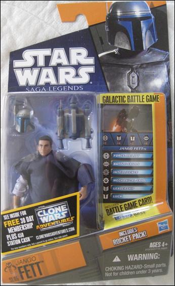Star Wars: Saga Legends 3 3/4" Action Figures (2010) figure SL05-B Jango Fett (Poncho)