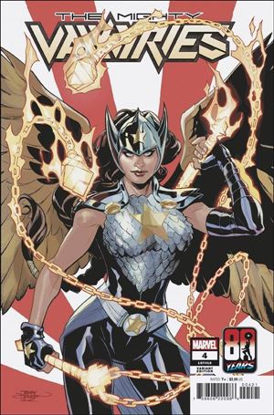 Mighty Valkyries issue 4-B Terry Dodson Captain American 80th Ann. Cover