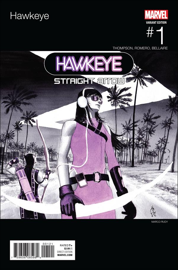 Hawkeye (2017) issue 1-C Marco Rudy Marvel Hip Hop Cover