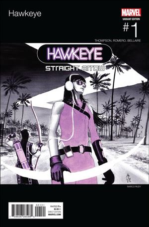 Hawkeye (2017) issue 1-C Marco Rudy Marvel Hip Hop Cover