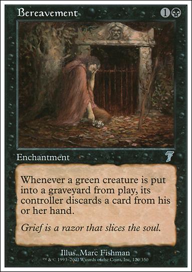Magic the Gathering: 7th Edition (Base Set) card 120 Bereavement