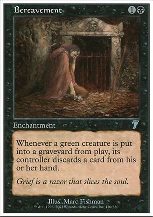 Magic the Gathering: 7th Edition (Base Set) card 120 Bereavement