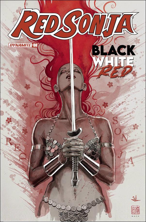 Red Sonja: Black White Red issue 8 David Mack Cover
