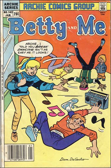 Betty and Me issue 143-B Canadian Price Cover