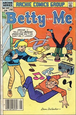 Betty and Me issue 143-B Canadian Price Cover