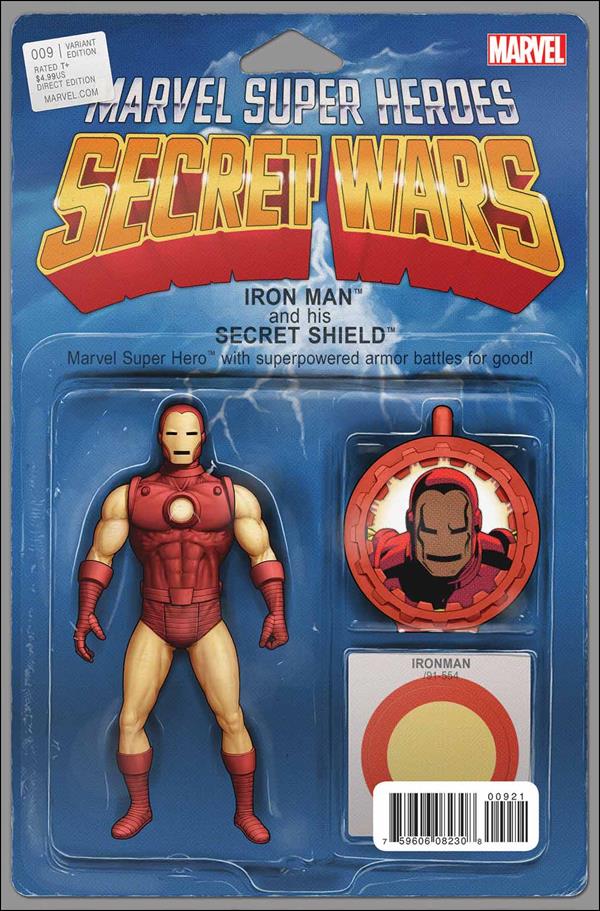 Secret Wars issue 9-F John Tyler Christopher Action Figure Cover