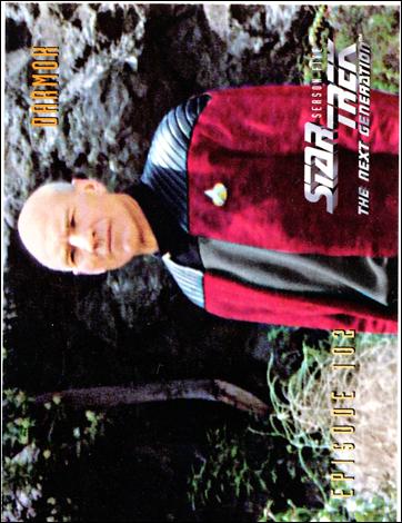 Star Trek: The Next Generation - The Episode Collection Season Five (Base Set) card 434 Darmok, Episode 102B