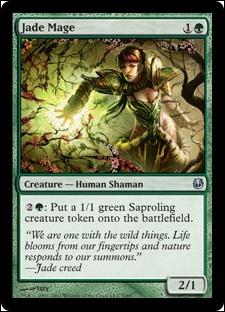 Magic the Gathering: Duel Decks: Ajani vs. Nicol Bolas card 7 Jade Mage
