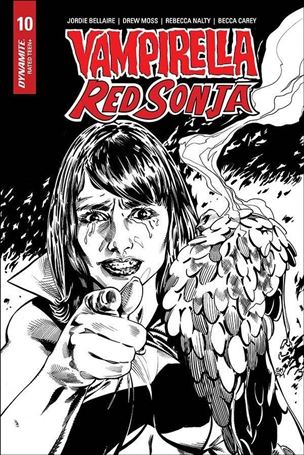 Vampirella / Red Sonja issue 10-L Stephen Mooney 1:15 Black & White Cover