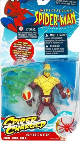 Spectacular Spider-Man (Animated) Spider Charged figure 6 Shocker (Spider-Charged Shockwave)