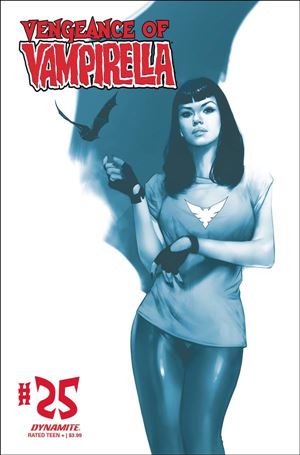 Vengeance of Vampirella (2019) issue 25-N Ben Oliver 1:30 Blue Tint Cover