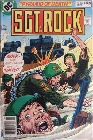 Sgt. Rock (1977) issue 332-B UK Price Cover